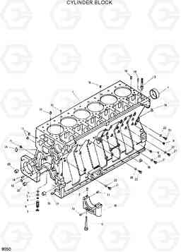 8050 CYLINDER BLOCK HL35C, Hyundai