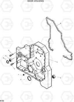 8100 GEAR HOUSING HL35C, Hyundai