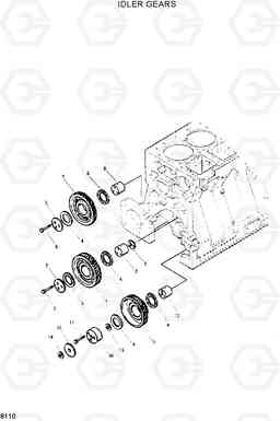 8110 IDLER GEARS HL35C, Hyundai