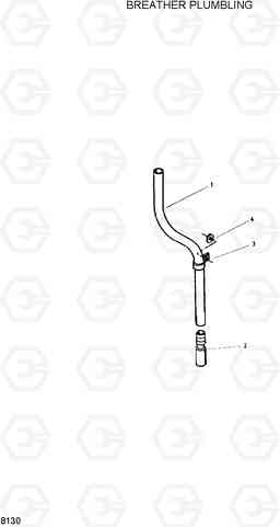8130 BREATHER PLUMBING HL35C, Hyundai