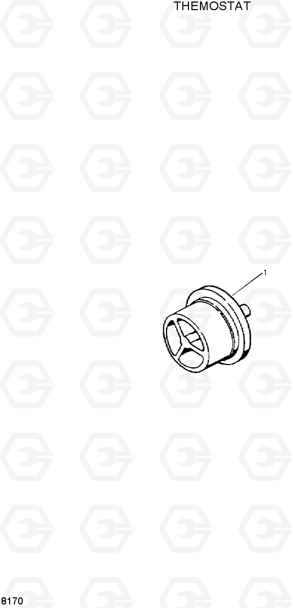 8170 THERMOSTAT HL35C, Hyundai