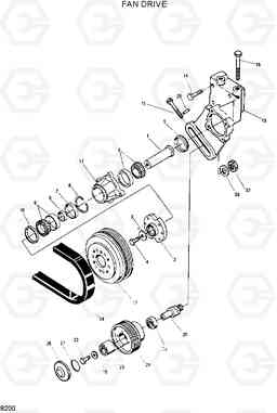 8200 FAN DRIVE HL35C, Hyundai