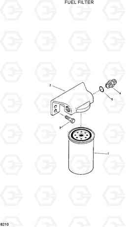 8210 FUEL FILTER HL35C, Hyundai