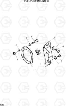 8230 FUEL PUMP MOUNTING HL35C, Hyundai