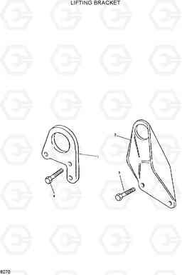 8270 LIFTING BRACKET HL35C, Hyundai