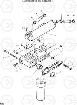 8280 LUBRICATING OIL COOLER HL35C, Hyundai