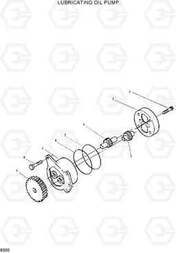 8300 LUBRICATING OIL PUMP HL35C, Hyundai