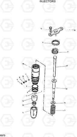 8370 INJECTORS HL35C, Hyundai