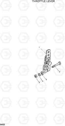 8450 THROTTLE LEVER HL35C, Hyundai