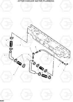 8480 AFTER COOLER WATER PLUMBING HL35C, Hyundai