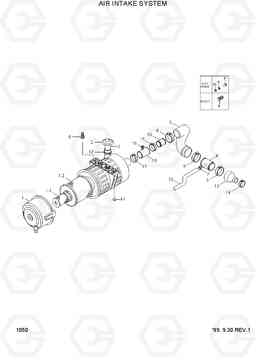 1050 AIR INTAKE SYSTEM HL720-3, Hyundai