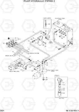 2021 PILOT HYDRAULIC PIPING 2 HL720-3, Hyundai