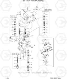 2170 BRAKE VALVE(1/2,-#0049) HL720-3, Hyundai