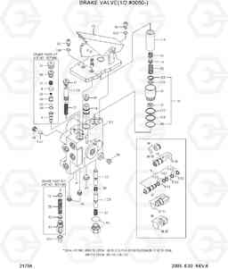 2170A BRAKE VALVE(1/2,#0050-) HL720-3, Hyundai