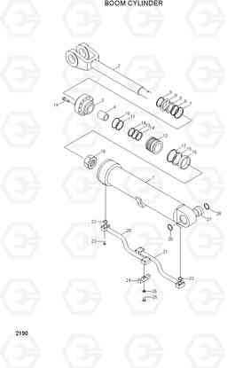 2190 BOOM CYLINDER HL720-3, Hyundai