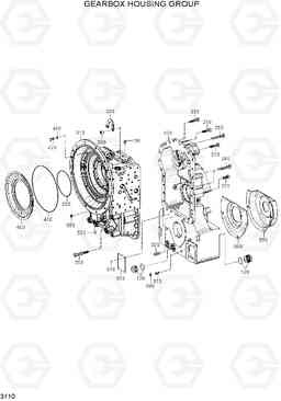 3110 GEARBOX HOUSING GROUP HL720-3, Hyundai