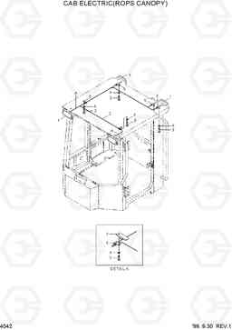 4042 CAB ELECTRIC(ROPS CANOPY) HL720-3, Hyundai