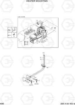 4090 HEATER MOUNTING HL720-3, Hyundai