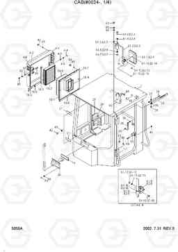 5050A CAB(#0034-, 1/4) HL720-3, Hyundai
