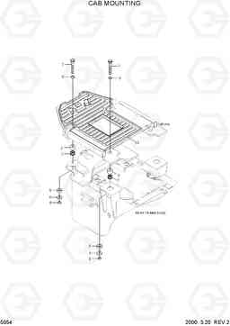 5054 CAB MOUNTING HL720-3, Hyundai