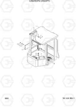 5055 CAB(ROPS CANOPY) HL720-3, Hyundai