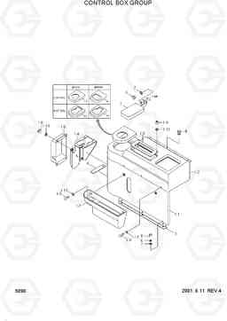 5090 CONTROL BOX GROUP HL720-3, Hyundai