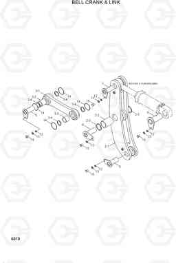 6010 BEEL CRANK & LINK HL720-3, Hyundai