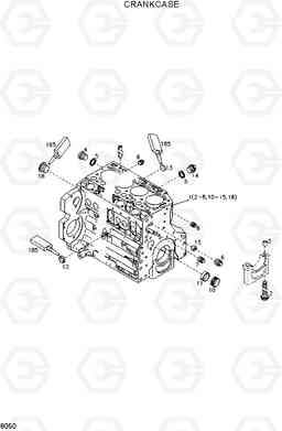 8050 CRANKCASE HL720-3, Hyundai