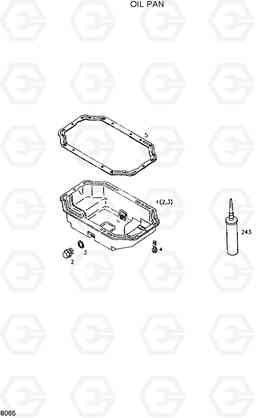 8065 OIL PAN HL720-3, Hyundai