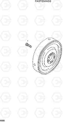 8080 FASTENINGS HL720-3, Hyundai