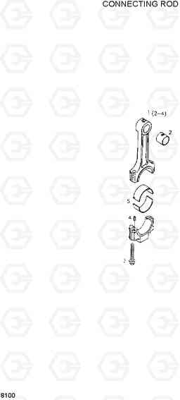 8100 CONNECTING ROD HL720-3, Hyundai