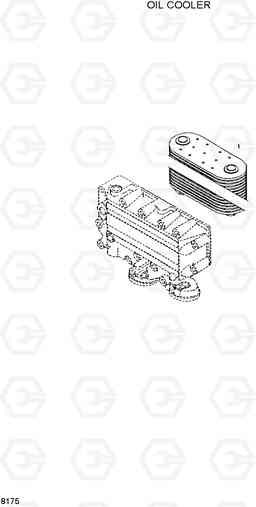 8175 OIL COOLER HL720-3, Hyundai