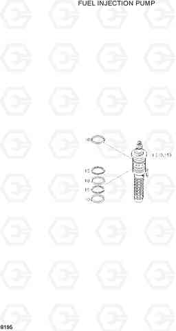 8195 FUEL INJECTION PUMP HL720-3, Hyundai