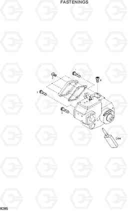 8285 FASTENINGS HL720-3, Hyundai