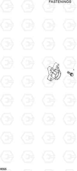 8355 FASTENINGS HL720-3, Hyundai