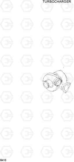 8410 TURBOCHARGER HL720-3, Hyundai