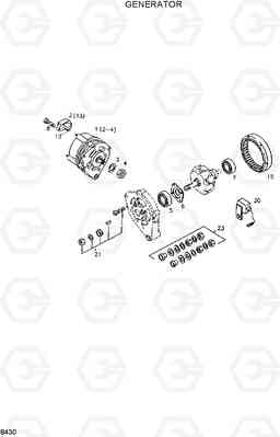 8430 GENERATOR HL720-3, Hyundai