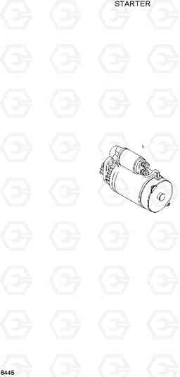 8445 STARTER HL720-3, Hyundai