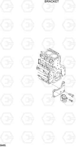 8465 BRACKET HL720-3, Hyundai