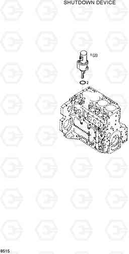 8515 SHUTDOWN DEVICE HL720-3, Hyundai