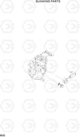 8535 BLANKING PARTS HL720-3, Hyundai