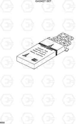 8550 GASKET SET HL720-3, Hyundai