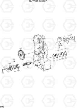 3140 OUTPUT GROUP HL720-3(#0053-), Hyundai
