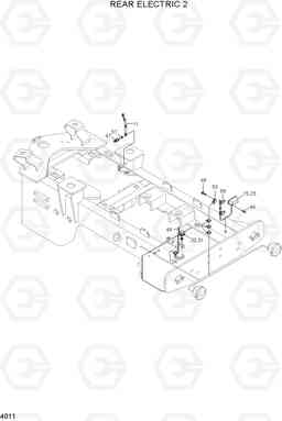 4011 REAR ELECRTIC 2 HL720-3(#0053-), Hyundai