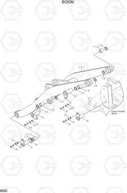 6020 BOOM HL720-3(#0053-), Hyundai