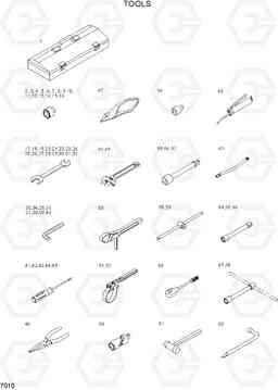 7010 TOOLS HL720-3(#0053-), Hyundai