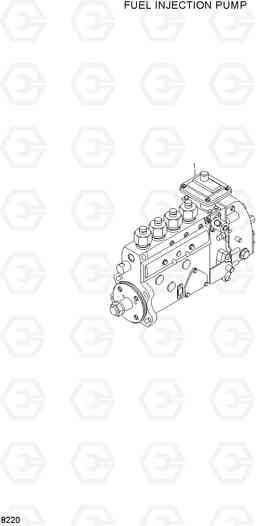 8220 FUEL INJECTION PUMP HL720-3(#0053-), Hyundai