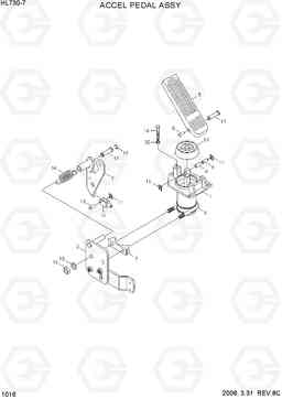 1016 ACCEL PEDAL ASSY HL730-7, Hyundai