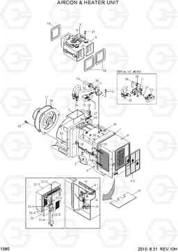 1080 AIRCON & HEATER UNIT HL730-7, Hyundai