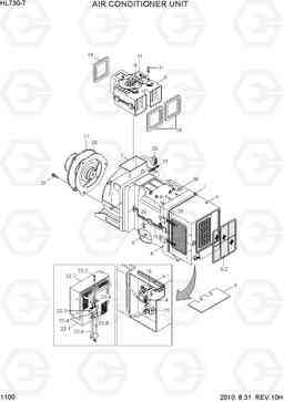 1100 AIR CONDITIONER UNIT HL730-7, Hyundai